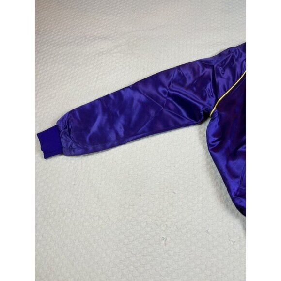 Vintage Lakers‎ 1987-88 Back To Back Champions Jacket Small Bomber Satin - Picture 5 of 16